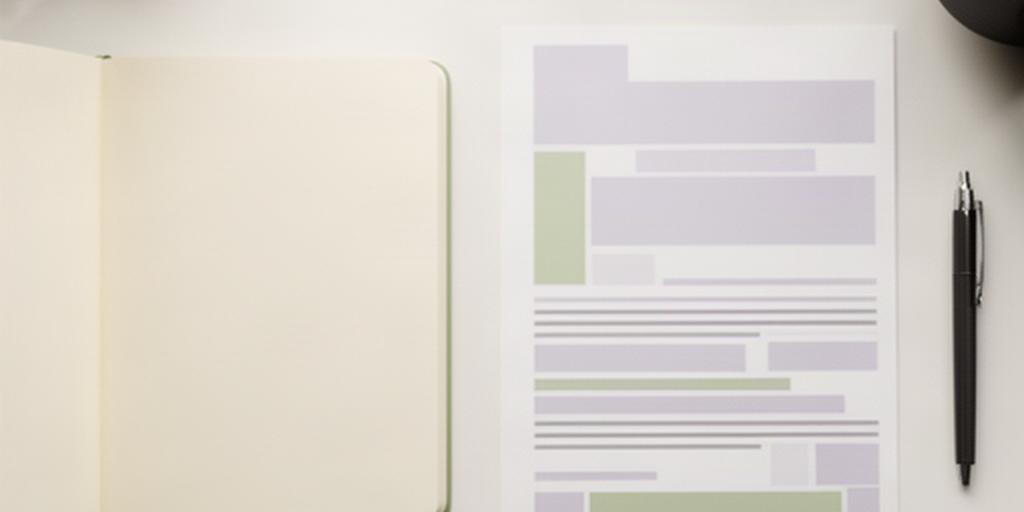Cuaderno abierto junto a una hoja informativa sobre derechos de datos personales